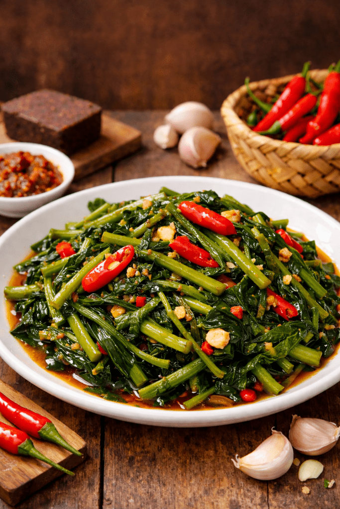 Resepi Sayur Kangkung Goreng Belacan Paling Mudah & Sedap sayur kangkung