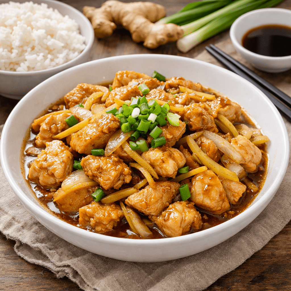 ayam masak halia