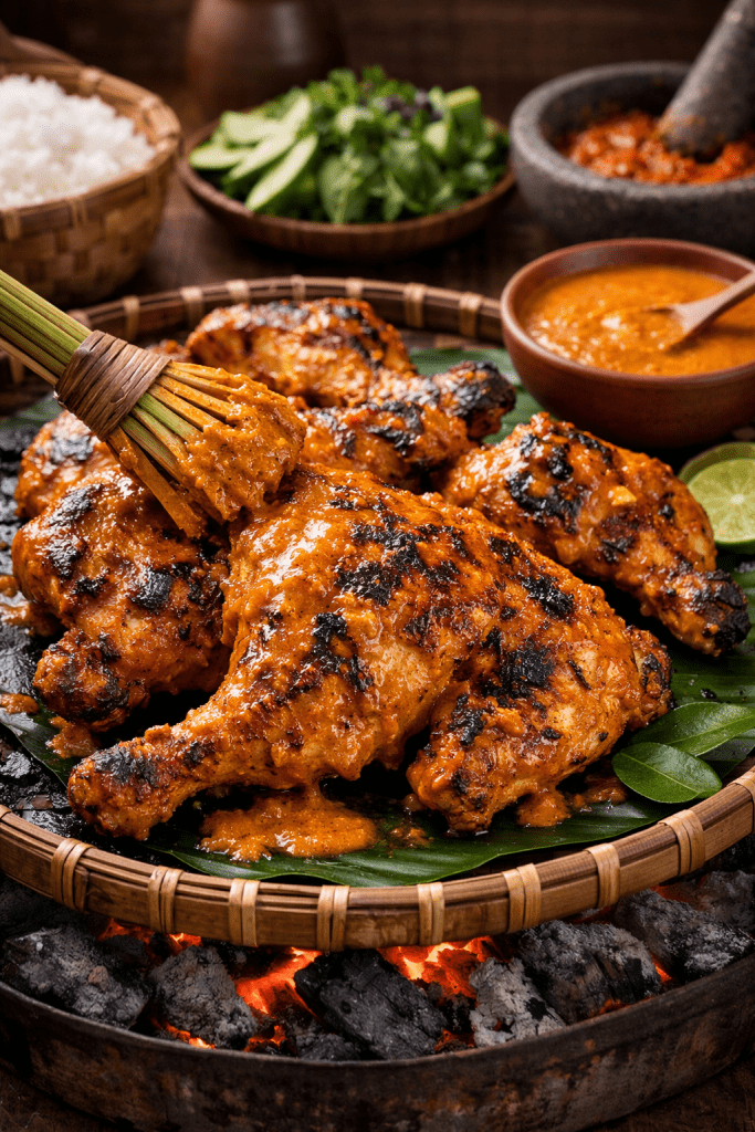 Resepi Ayam Percik Pantai Timur Asli (Kelantan & Terengganu) ayam percik