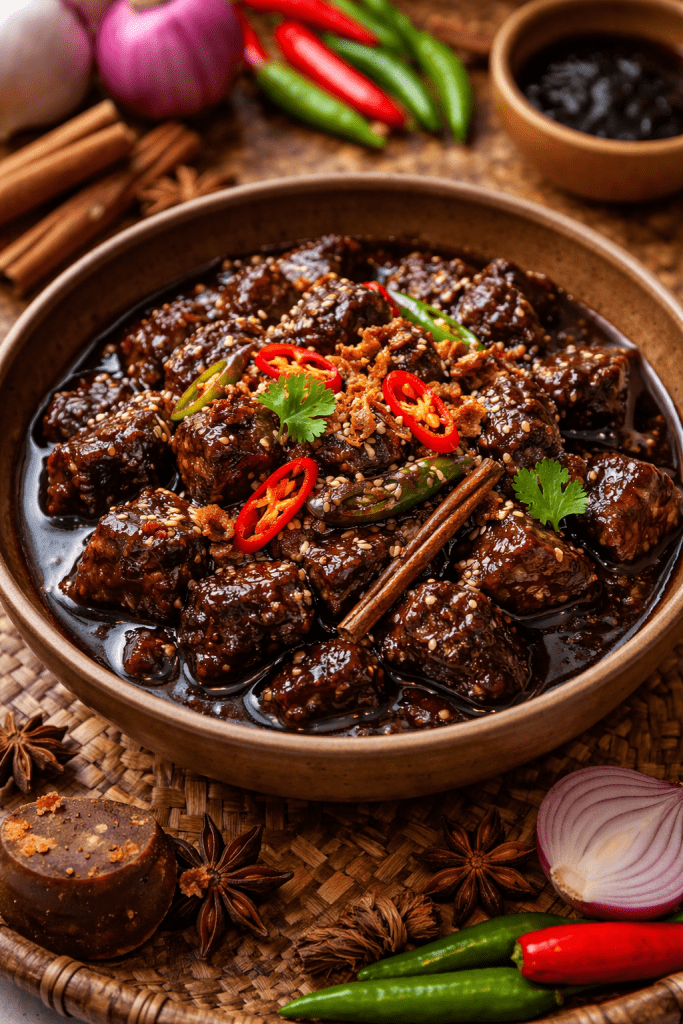 daging masak hitam