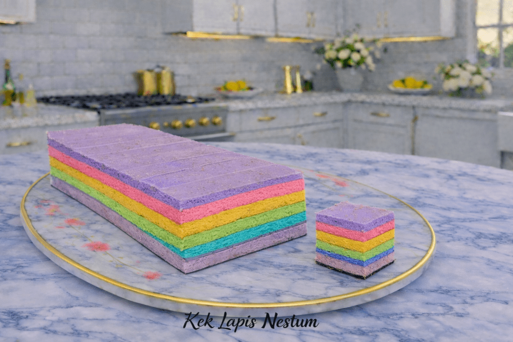 kek lapis nestum